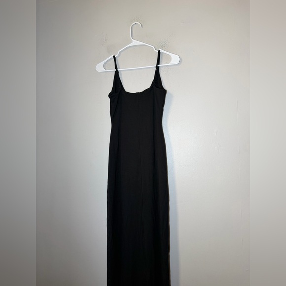 SKIMS Smooth layers skimpy scoop neck black dress size small - Picture 6 of 8